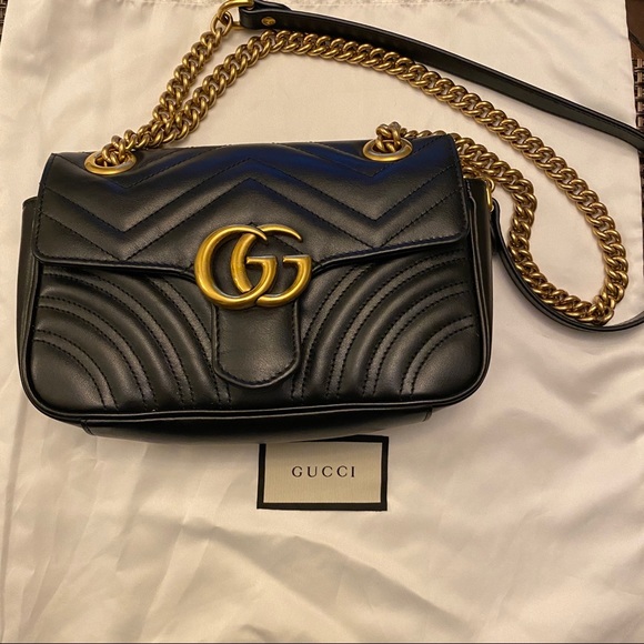 Gucci Handbags - Gucci GG Marmont mini shoulder bag
